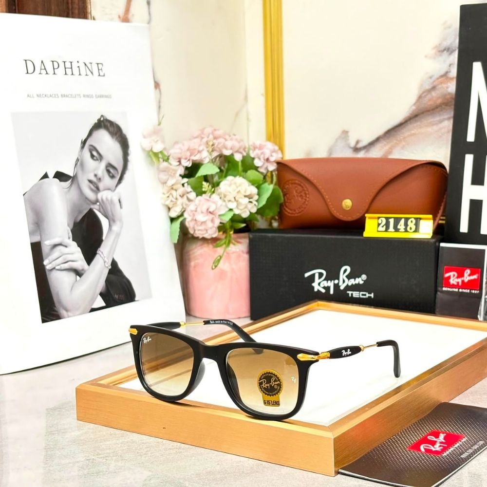 Ray-Ban ( RB ) New Stylish Men`s Special Square 2148 Master Pcs Sunglasses.