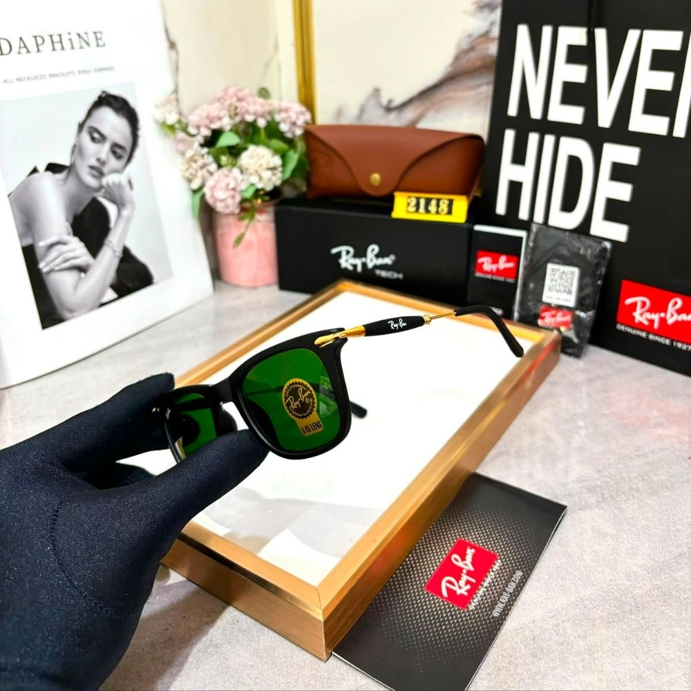 Ray-Ban ( RB ) New Stylish Men`s Special Square 2148 Master Pcs Sunglasses.