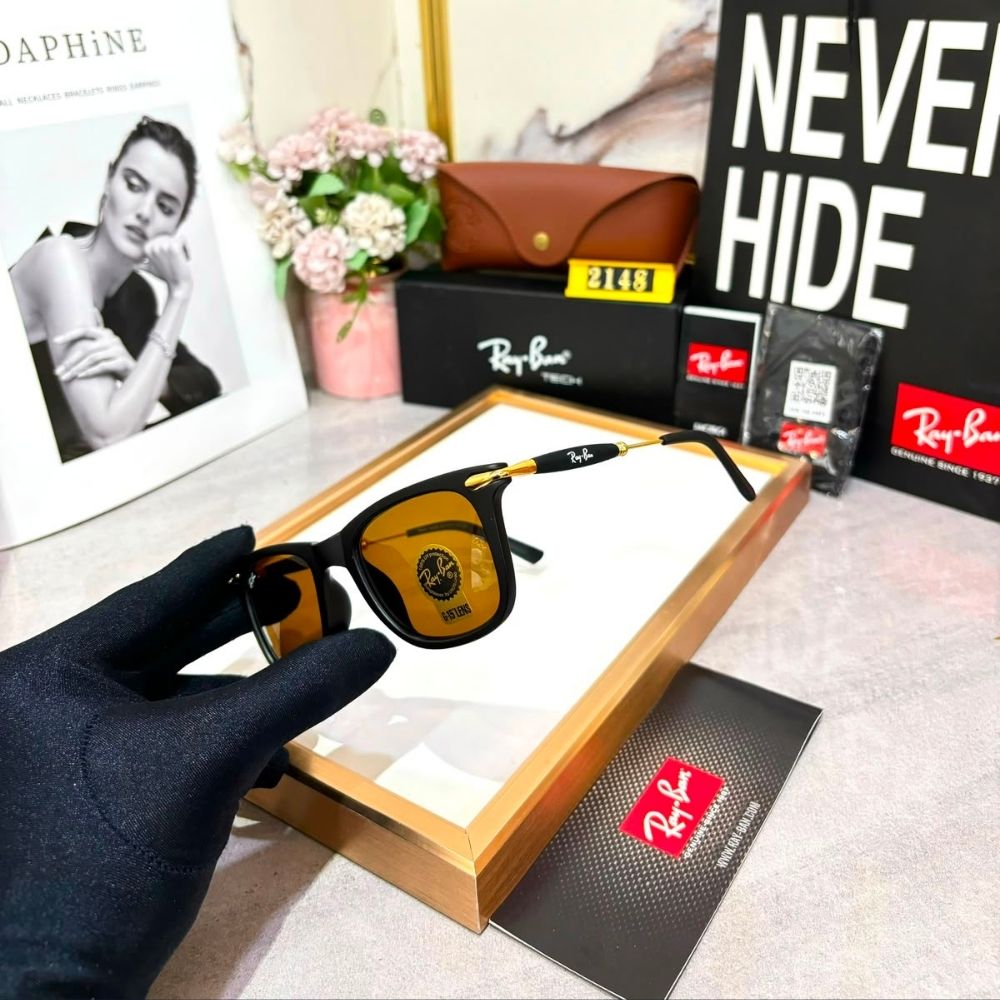 Ray-Ban ( RB ) New Stylish Men`s Special Square 2148 Master Pcs Sunglasses.