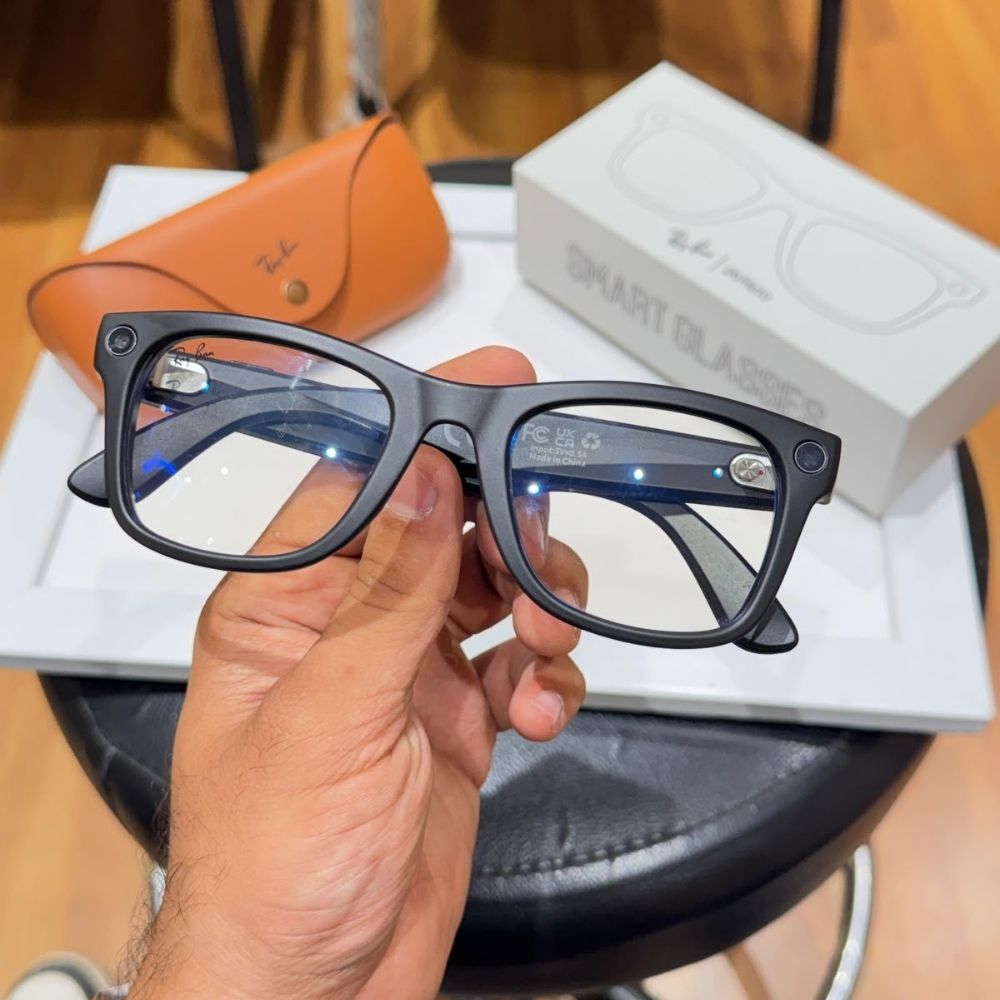 Meta Ray-Ban (Gen 2), Wayfarer, Matte Black | Smart AI Glasses for Men, Women — 2X Battery Life — 3K Ultra HD Resolution — 12 MP Ultra-Wide Camera, Audio, Video — Clear Lenses