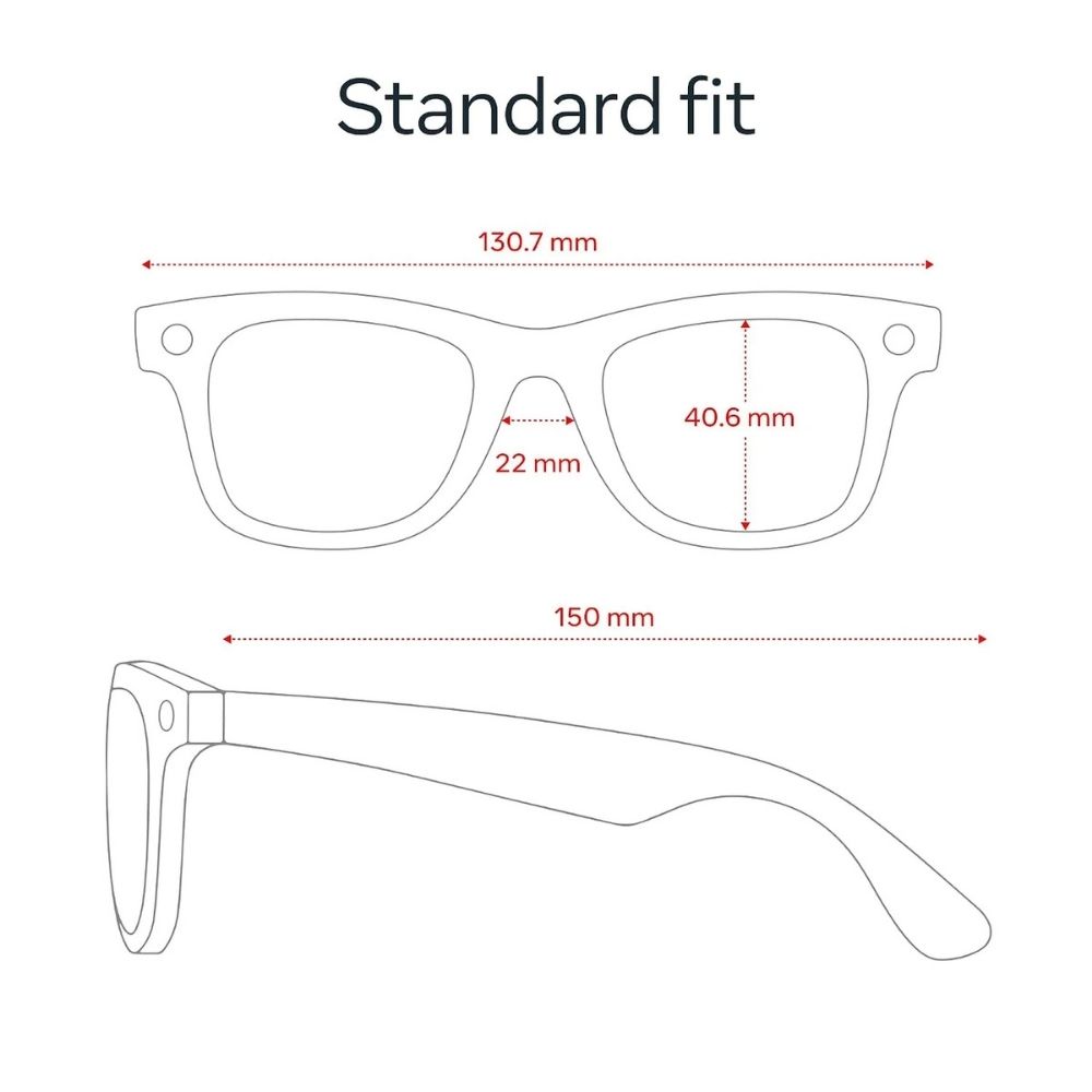 Meta Ray-Ban (Gen 2), Wayfarer, Matte Black | Smart AI Glasses for Men, Women — 2X Battery Life — 3K Ultra HD Resolution — 12 MP Ultra-Wide Camera, Audio, Video — Clear Lenses